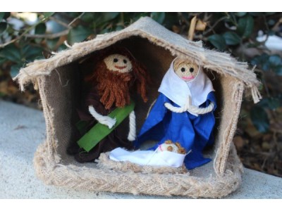 Nativity Setting Jute
